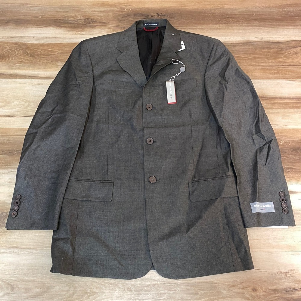 Pierre Cardin Sport Coat Mens 38R Worsted Wool  Jacket Blazer 3 Button